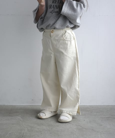 即納　slit pants