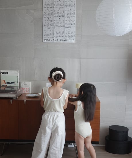 即納　waffle swim suit