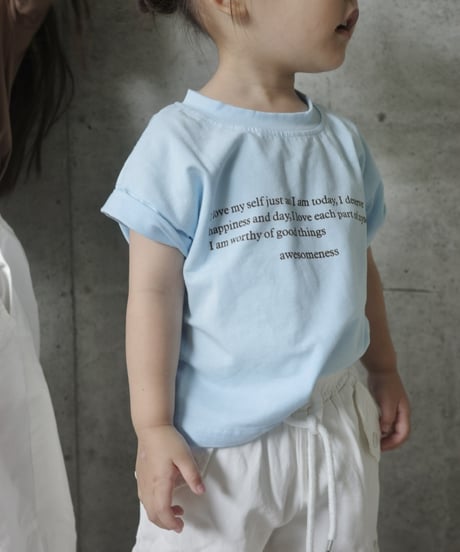 即納　lettering tee