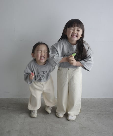 即納　retro logo T