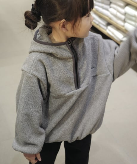 (即納) half zip fleece