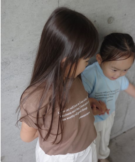 即納　lettering tee