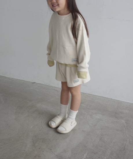 thermal tee / pants ( ivory )