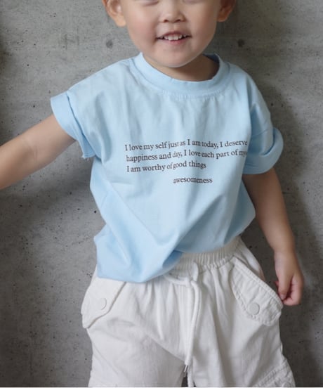 即納　lettering tee