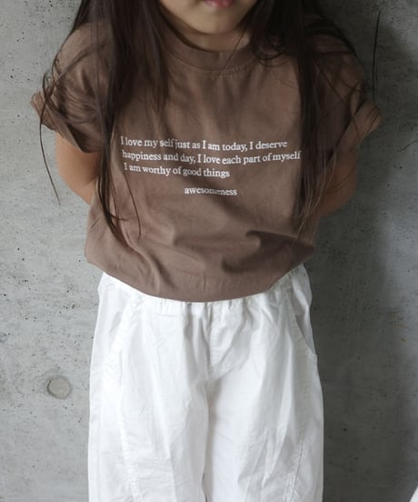 即納　lettering tee