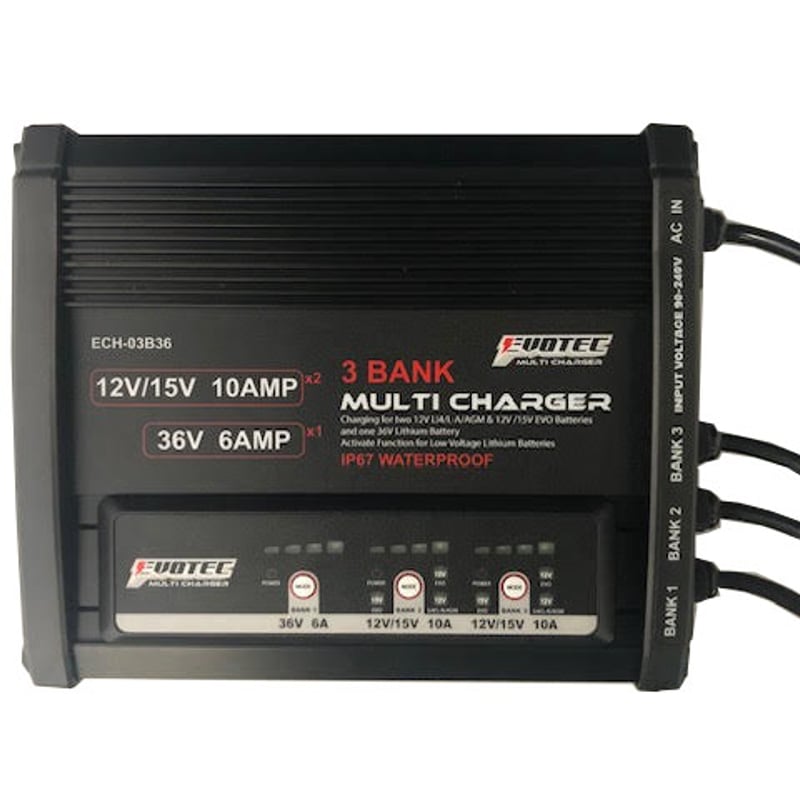 マルチチャージャー3BANK充電器 | エヴォテック オフィシャル 