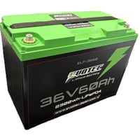 36V 60Ah LiFePO4リチウムバッテリー ELF-3660 ブルートゥース 船検対応