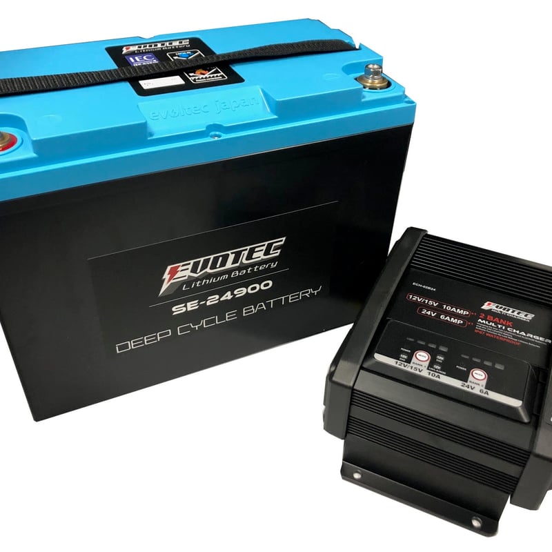 SE-24900 マルチチャージャー2BANK充電器セット | エヴォテック SE-24900 マルチチャージャー2BANK充電器セット | エヴォテック
