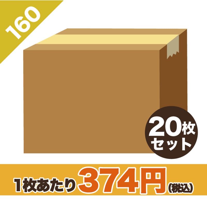 160サイズダンボール 20枚セット | プライスターショップ