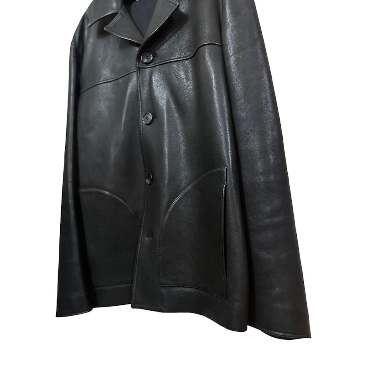 Acne Studios アクネ　レザージャケット34サイズ ACNE STUDIOS アクネ レザー ライダース ジャケット 34 ブラック