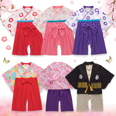 日本の日本の子供の着物の男の子の女の子の長袖の赤ちゃんの着物のワンピースの服の日本式の服の子供服