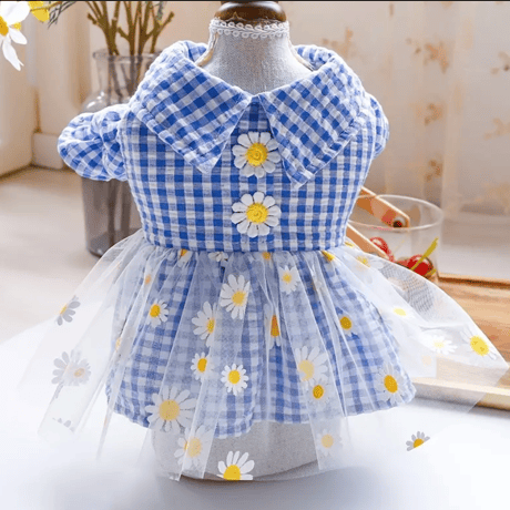 サマードレス　ブルー