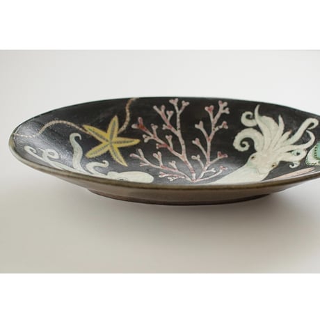 Oval Bowl / Sea animals