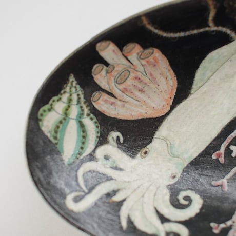 Oval Bowl / Sea animals