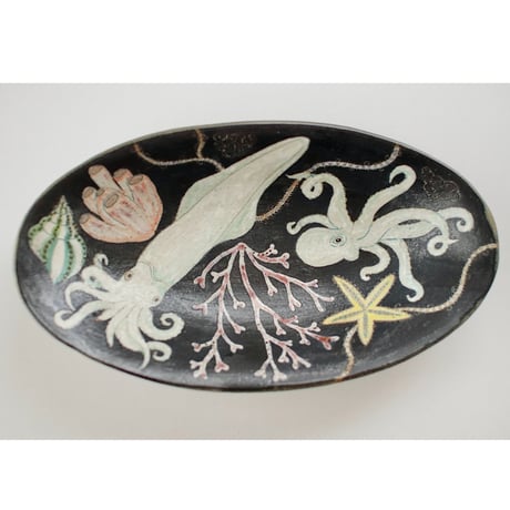 Oval Bowl / Sea animals