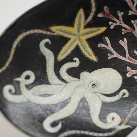 Oval Bowl / Sea animals