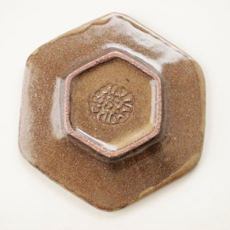 Hexagon plate / Two owls