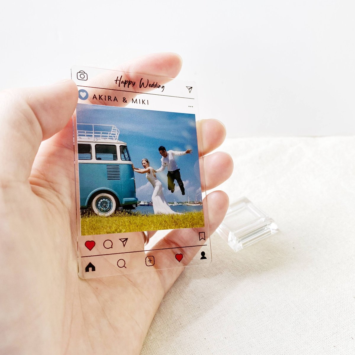 Instagram風透明トレカ インスタ風透明トレカの作り方！世界に一つだけの透明写真