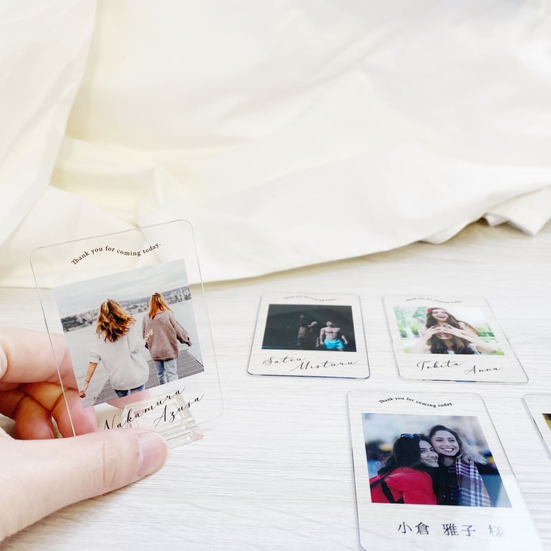 写真入り席札 | p-plus