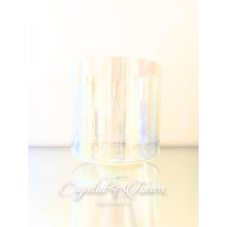 <C09>世界一周ボウル 8inch D+5 Palladium #94587(295.5Hz)/mogmin・クリスタルボウル