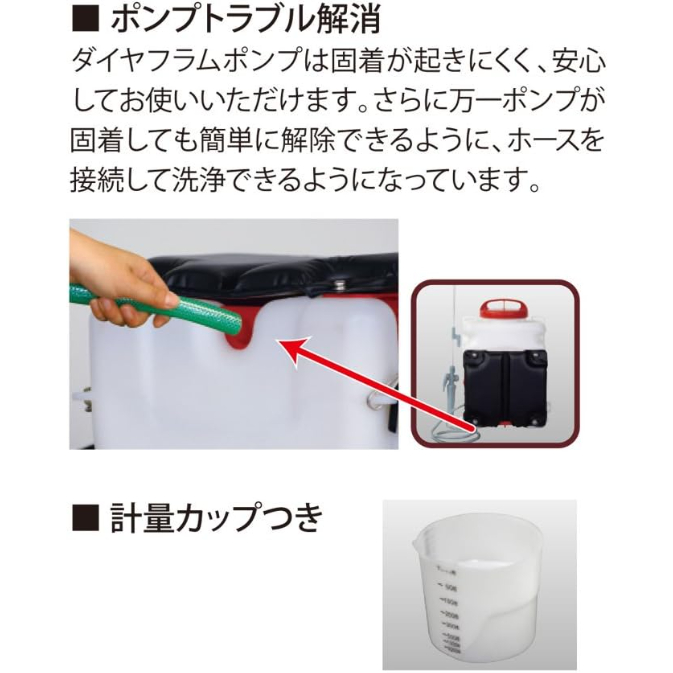 工進 背負い式 乾電池 噴霧器 タンク 7L 消毒名人 DK-7D 単一型