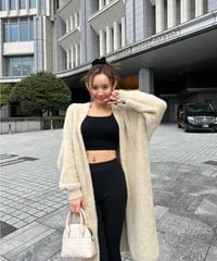 シャギーカーディガン beige