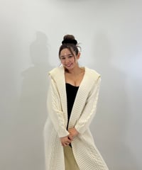 ロングニットカーディガン