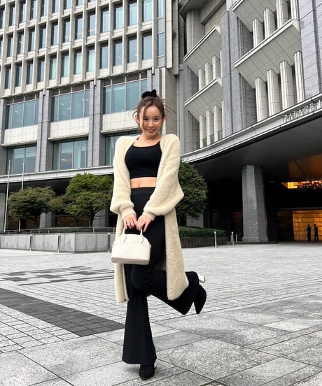 シャギーカーディガン beige