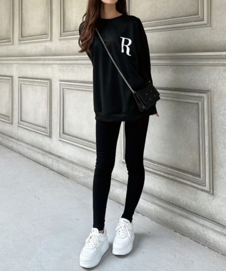 ロゴスウェット black