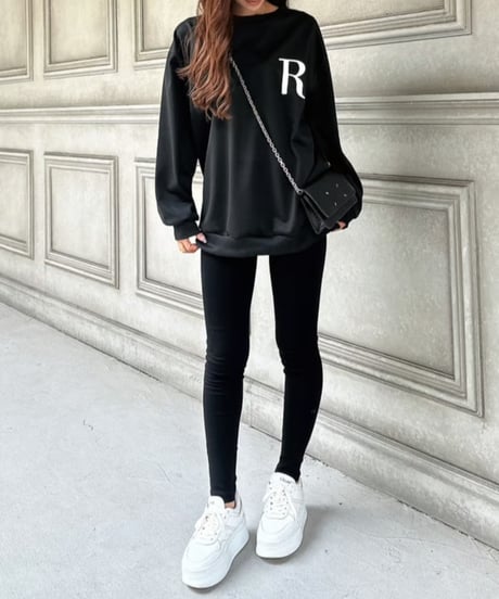 ロゴスウェット black