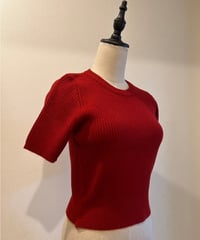 シンプルニット red