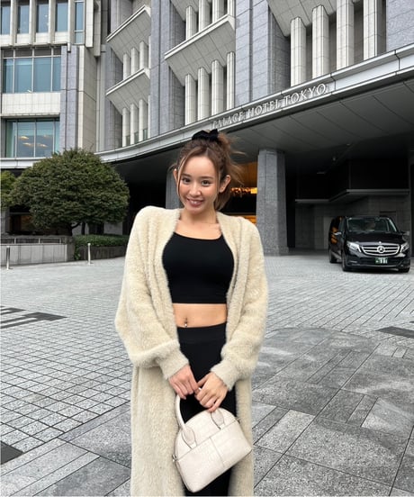 シャギーカーディガン beige