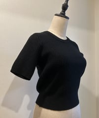 シンプルニット black