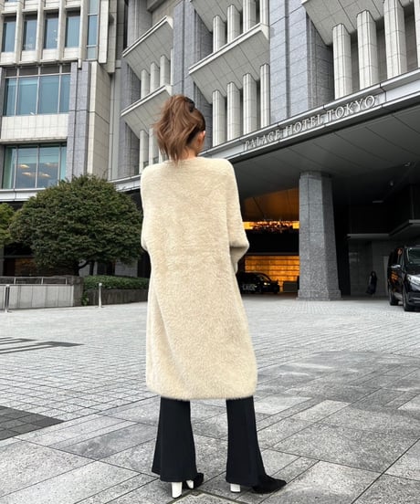 シャギーカーディガン beige