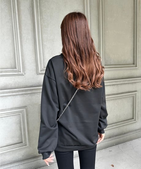 ロゴスウェット black