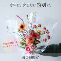 【母の日ギフト】湘南・逗子「橘」｜母の日限定フラワーアレンジメント（ギフトラッピング・数量限定）