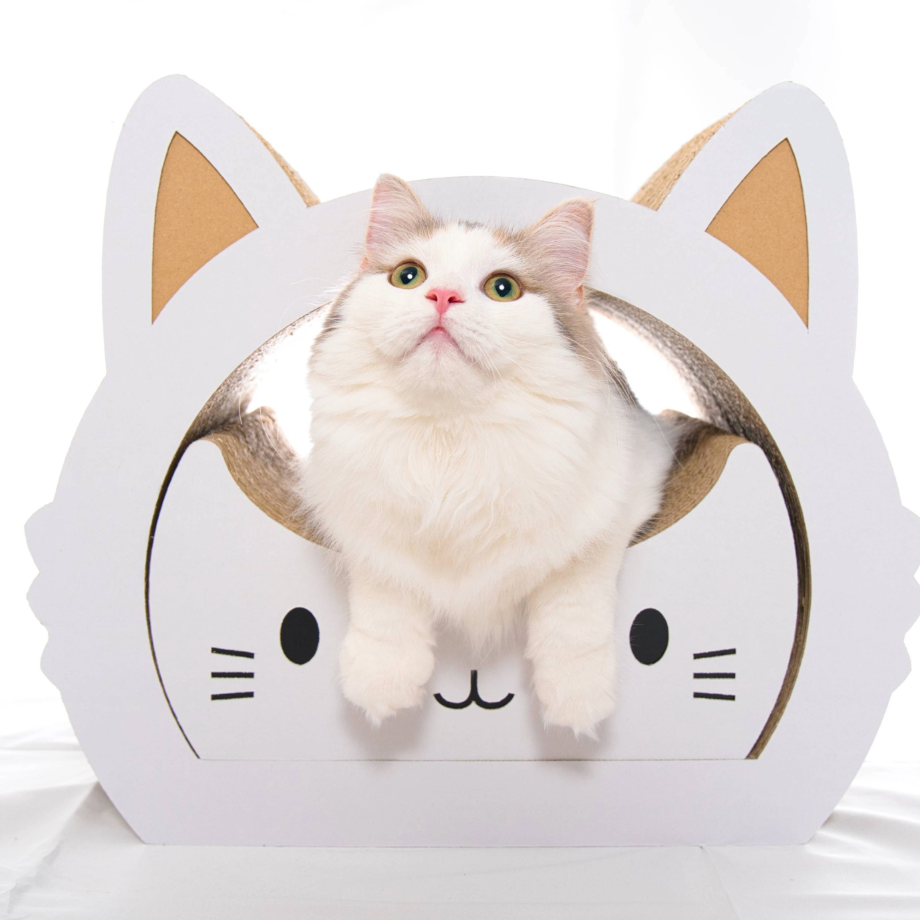 ねこ様】③ハンドメイドオーダー★ オーダーメイド商品】ネコのつめとぎ（かお＋みみ） | 神奈川