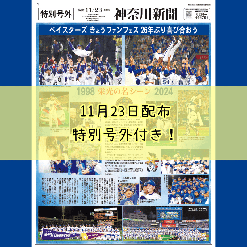 レジャーシート　横浜DeNAベイスターズ 横浜DeNAベイスターズ×神奈川新聞 日本一記念レジャーシート