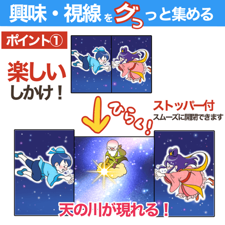 【完成品ご自宅お届け】七夕ってなぁに？（仕掛けあり）