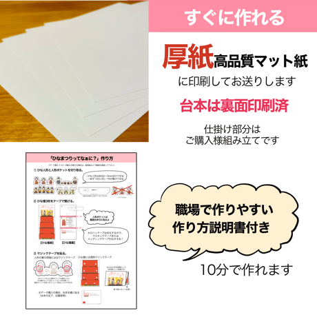 【素材ご自宅お届け】ひなまつりってなぁに？