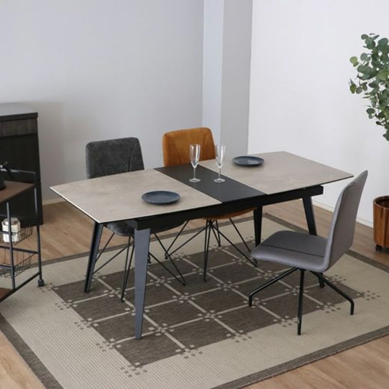 ダイニングテーブル セラミック 伸長式 140～170㎝ セラ | SEIKO-INTERIOR