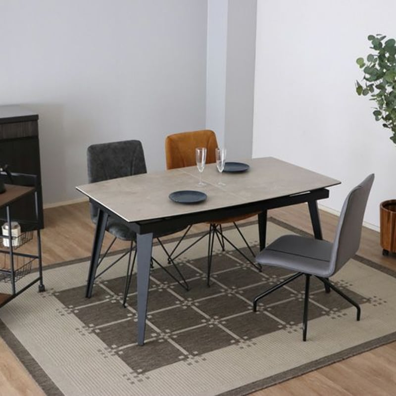 ダイニングテーブル セラミック 伸長式 140～170㎝ セラ | SEIKO-INTERIOR