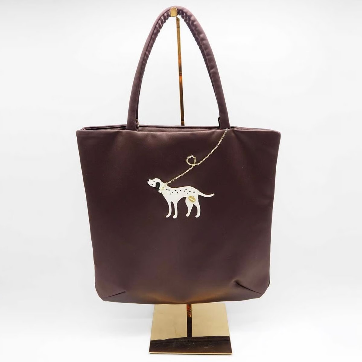 専用　Demodee アップリケ　サテントートバッグ　DOG Demodee】アップリケサテントートバッグ | Bon Bon jolisac