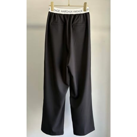 【MARGAUX VINTAGE】ロゴウエストタックパンツ　26089