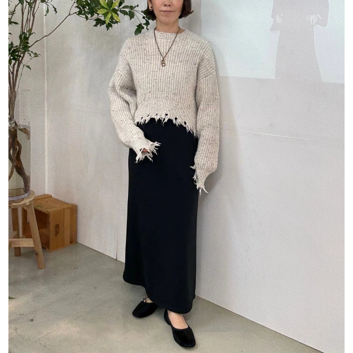 cafuné カフネ /ハーフジップ オーバープルオーバー 新品未使用 cafuné カフネ /ハーフジップ オーバープルオーバー 新品未使用