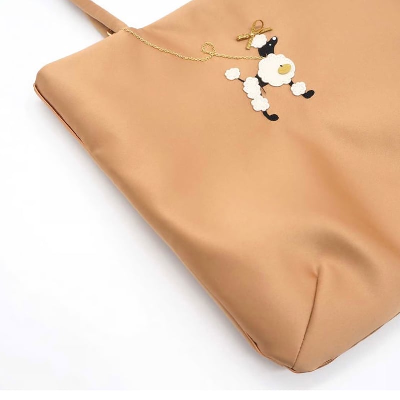 Demodee】アップリケサテントートバッグ | Bon Bon jolisac