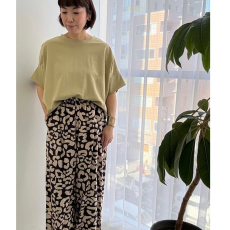 【RILATO】シルキーコットンロゴTシャツ　26280
