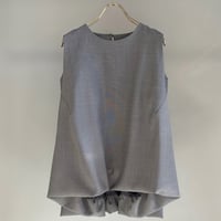 【MARGAUX VINTAGE】バルーンヘムノースリーブブラウス　26056
