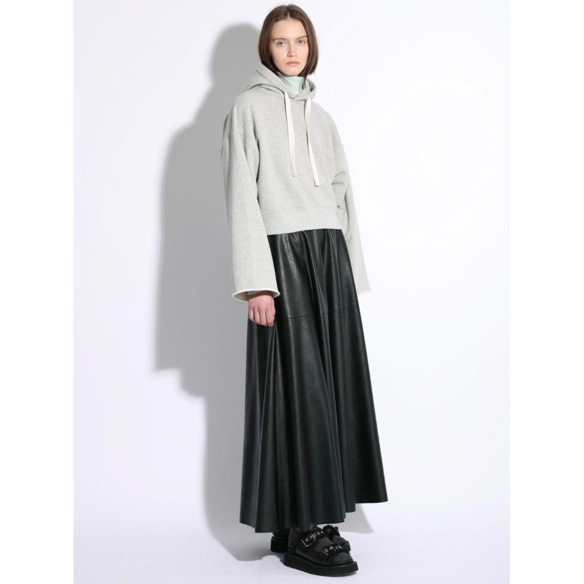 SACRA】SYNTHETIC LEATHER SKIRT 125608122 | Bon