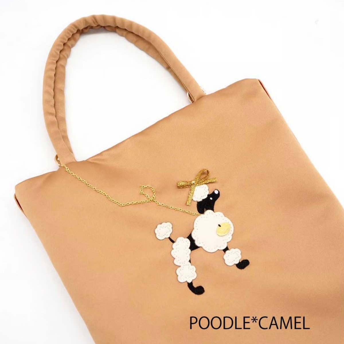 Demodee】アップリケサテントートバッグ | Bon Bon jolisac